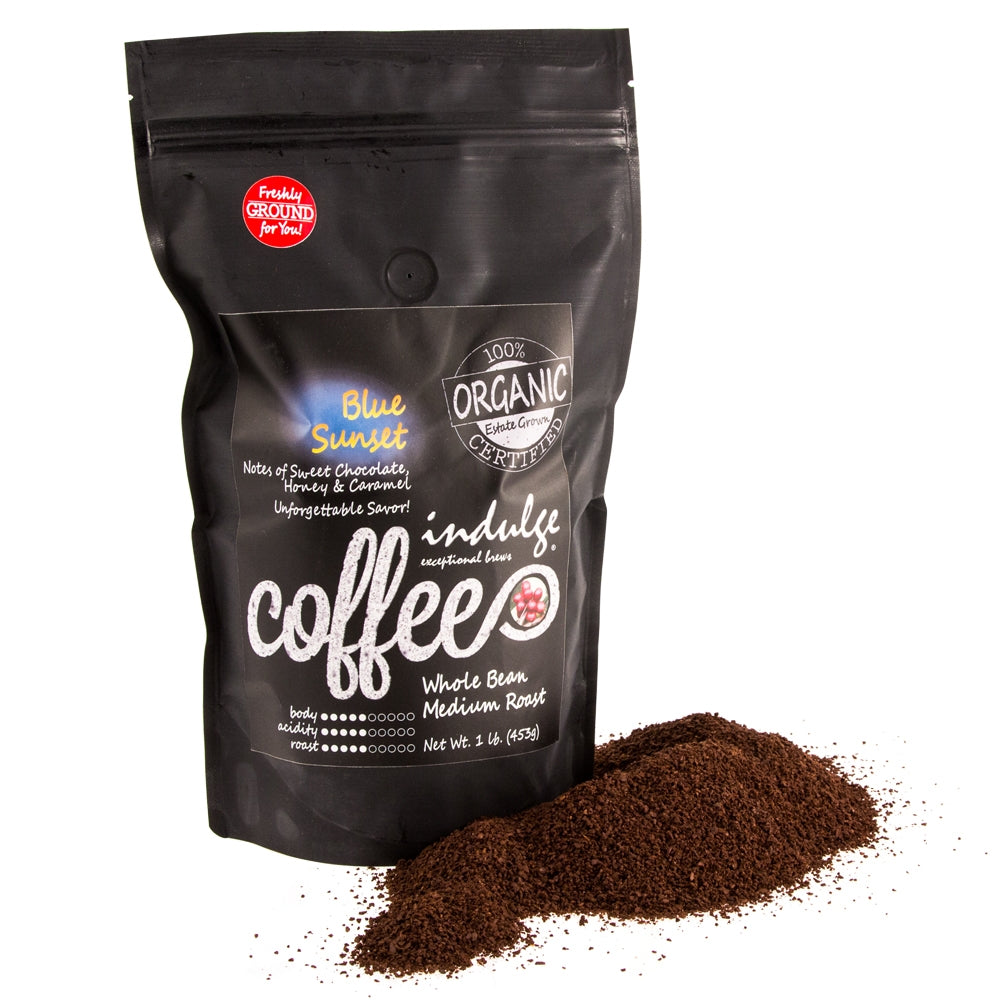 Blue Sunset Medium Roast Ground Organic Coffee
