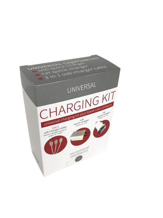 Universal Charger Tech Kit Small - 4 items