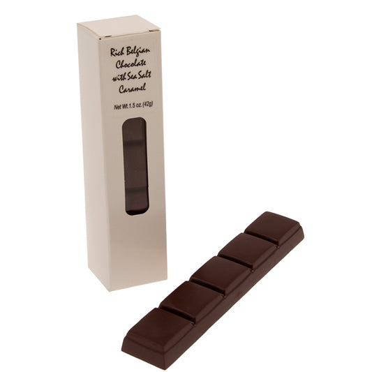 Belgian Milk Chocolate Bar with Caramel 1.5 oz - Box