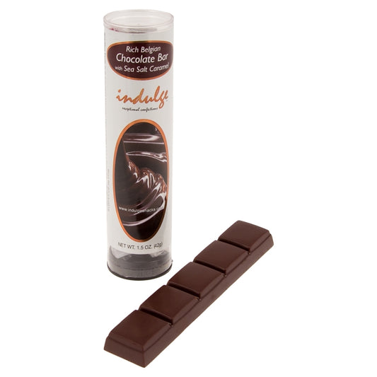Belgian Milk Chocolate Bar with Caramel 1.5 oz - Tube