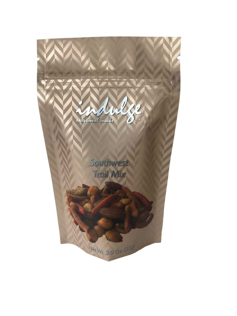 Southwest Trail Mix In Resealable Snack Pouch 3 oz. – Indulge Snacks